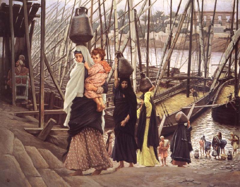 James Tissot Sojourn in Egypt oil painting image